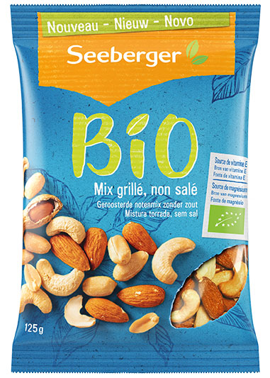 Bio Mix grillé, non salé de Seeberger, 125 g