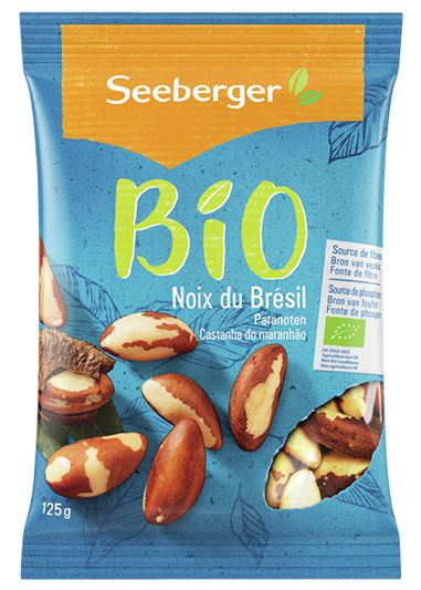 Bio Noix du Brésil de Seeberger, 125 g