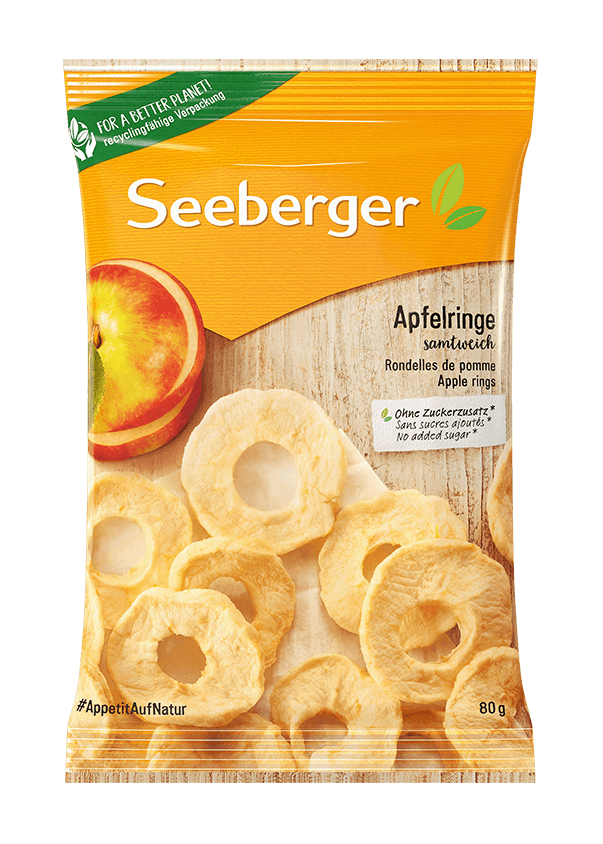 Apfelringe von Seeberger, 80 g