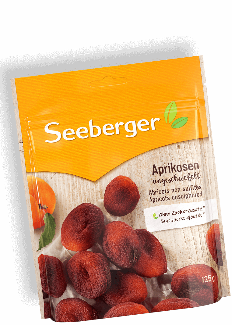 Aprikosen ungeschwefelt von Seeberger, 200 g