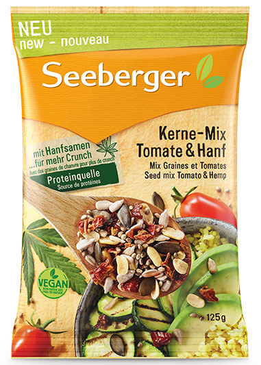 Seeberger Kerne-Mix Tomate & Hanf, 125 g Packung