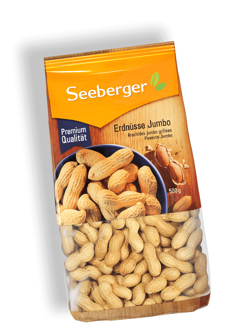 Erdnüsse Jumbo von Seeberger, 500 g