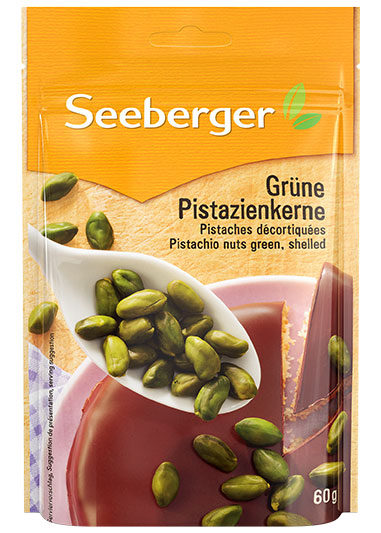 Grüne Pistazienkerne von Seeberger, 60 g
