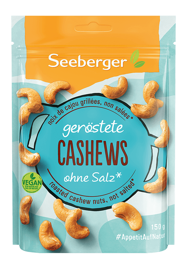 Seeberger geröstete Cashews, 150 g