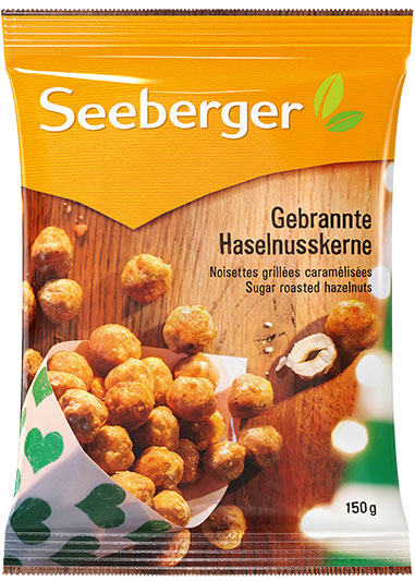 Gebrannte Haselnusskerne von Seeberger, 150 g