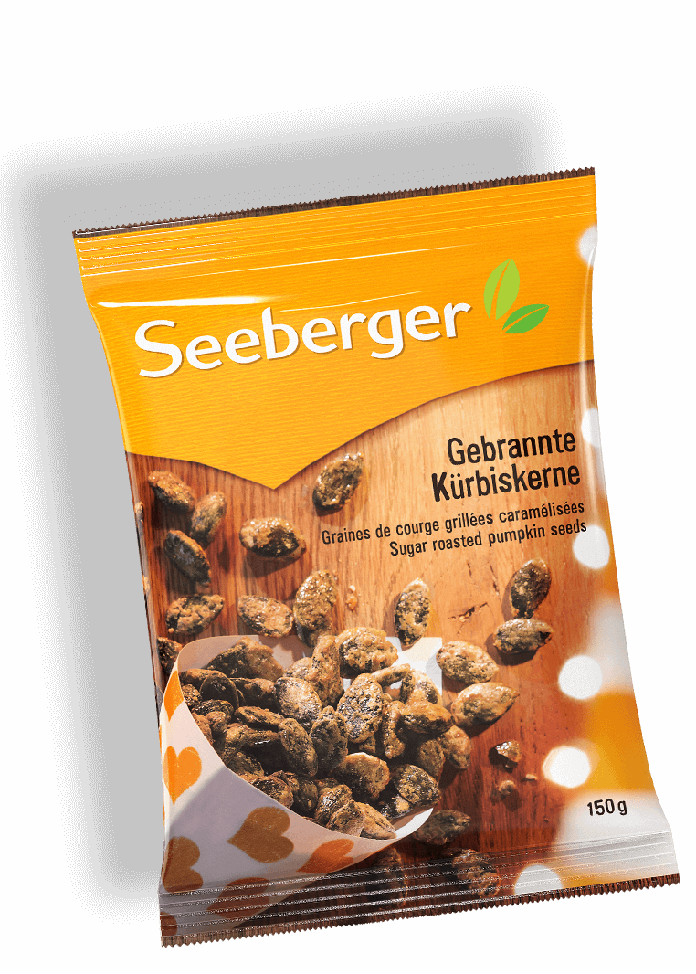 Gebrannte Kürbiskerne von Seeberger, 150 g