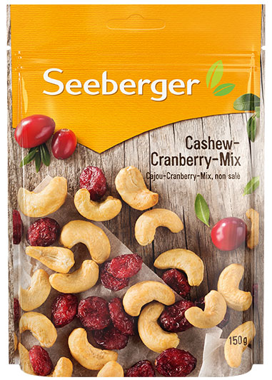 Cashew-Cranberry-Mix von Seeberger, 150 g