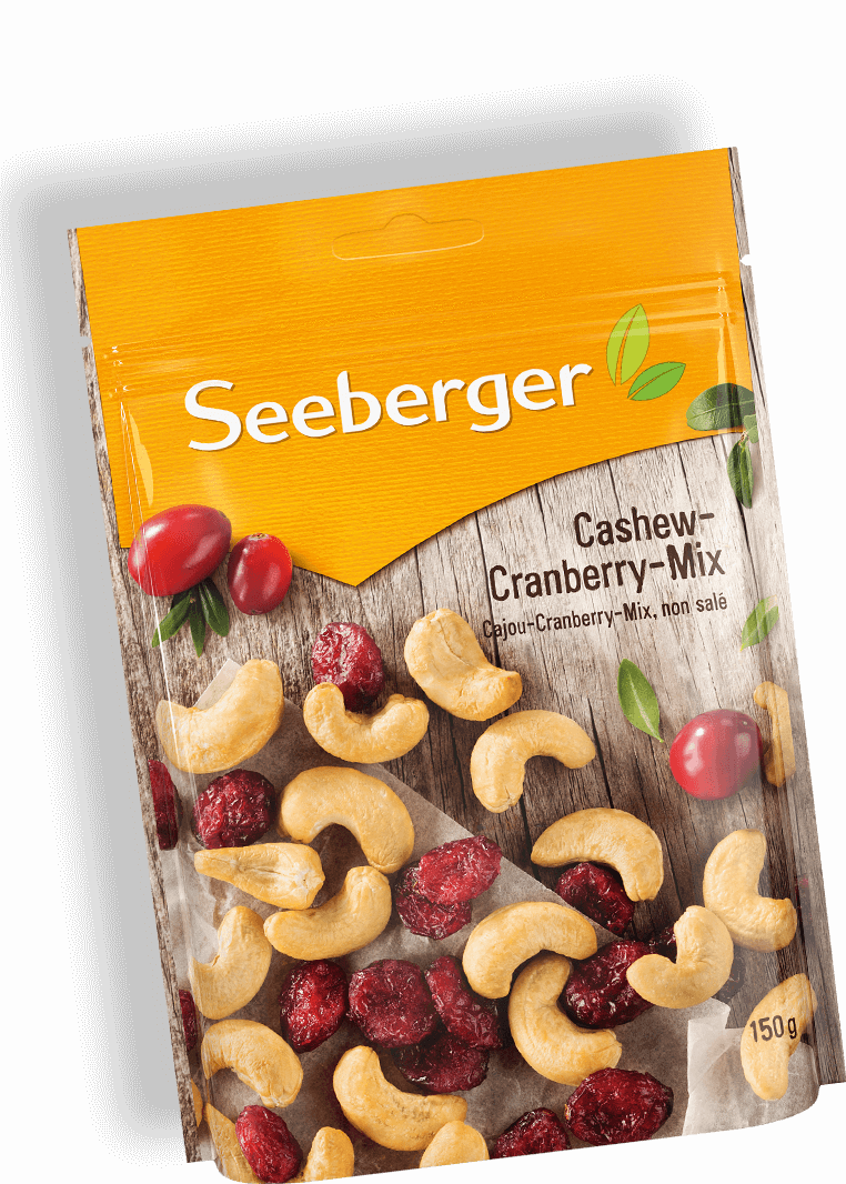 Cashew-Cranberry-Mix von Seeberger, 150 g
