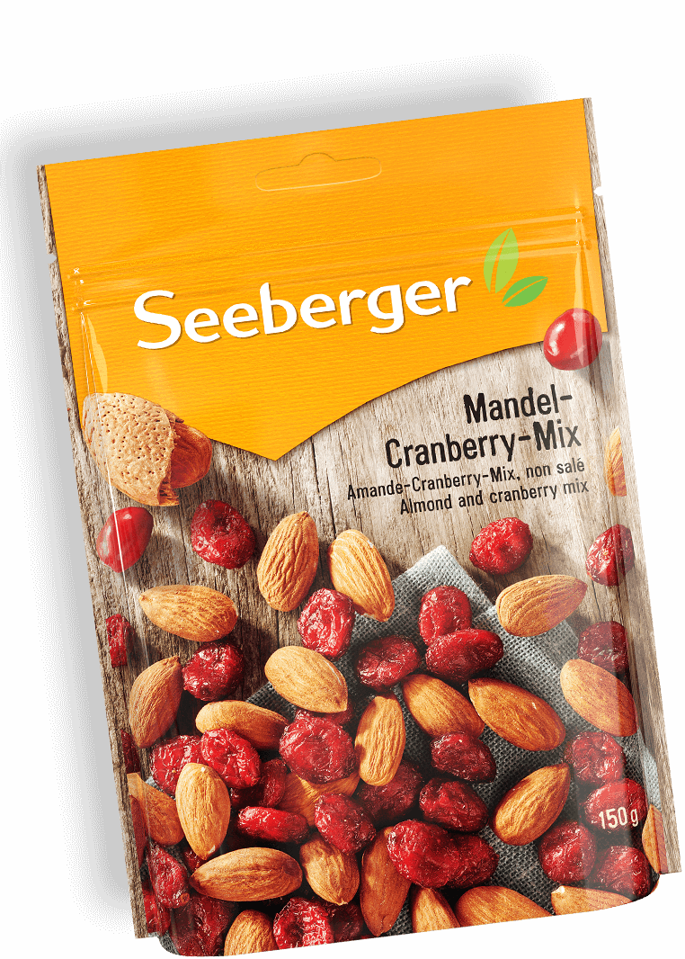 Mandel-Cranberry-Mix von Seeberger, 150 g