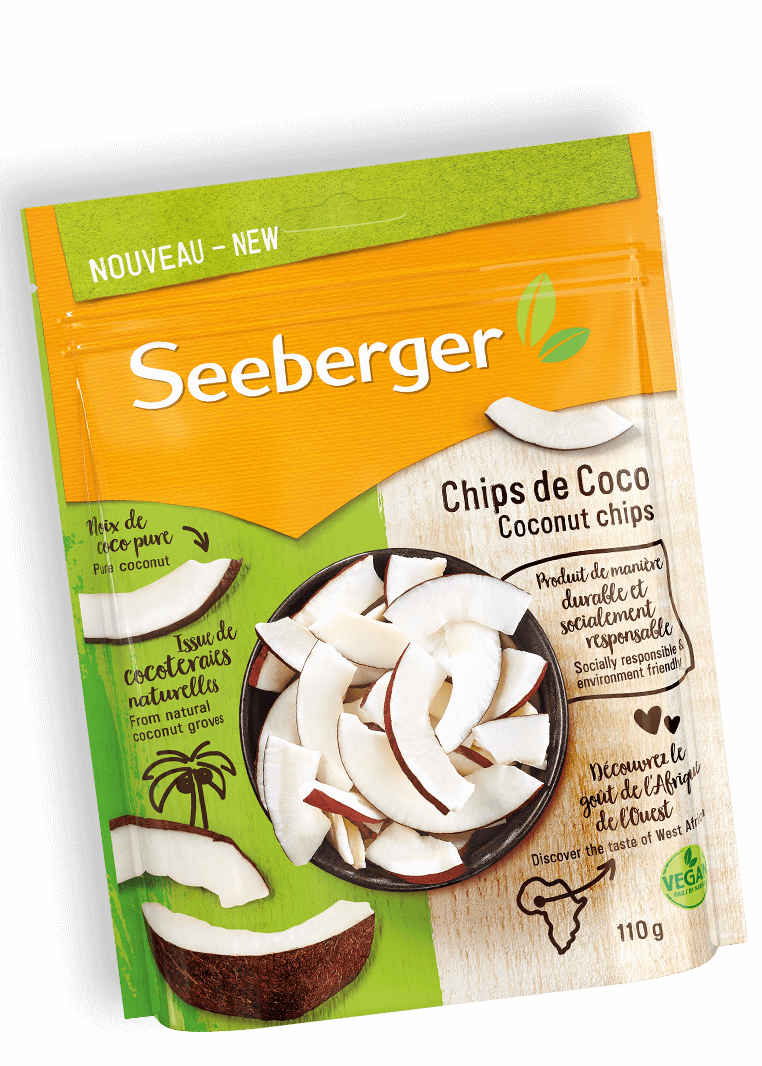 Chips de coco de Seeberger, 110 g