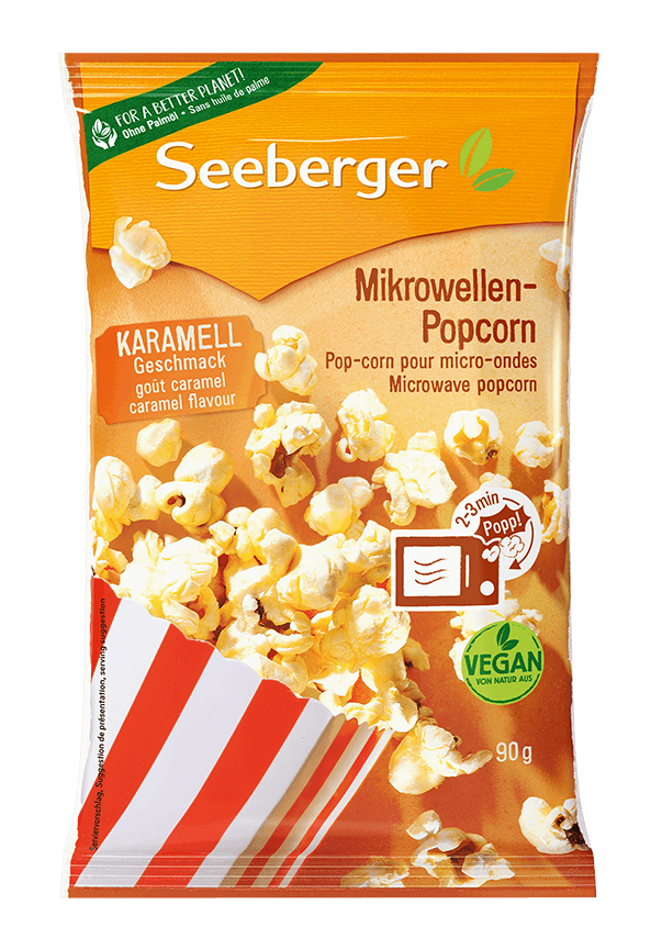 Mikrowelle Popcorn Karamell von Seeberger, 80 g