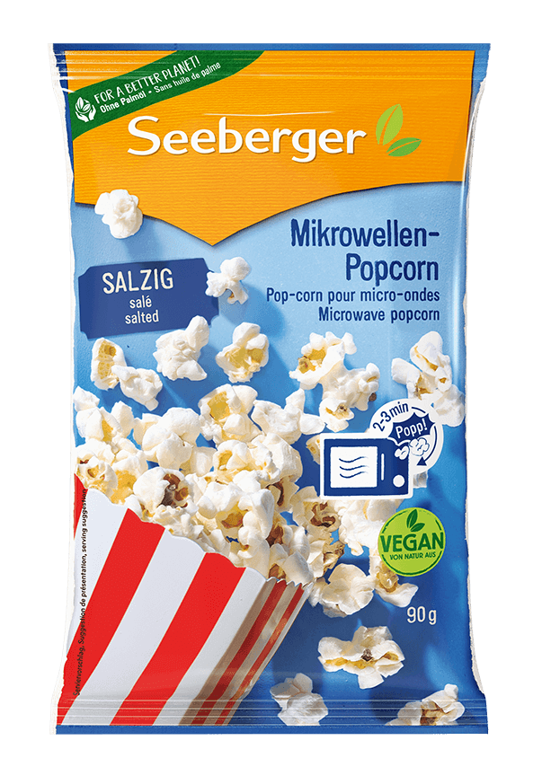 Mikrowelle Popcorn Salzig von Seeberger, 80 g